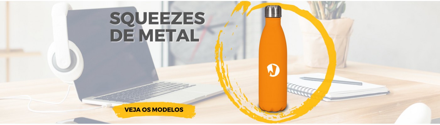 Squeezes de Metal Personalizados