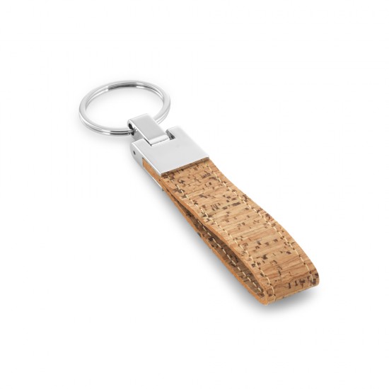 Chaveiro em Cortiça e Metal Personalizado Chaveiro em Cortiça e Metal Personalizado