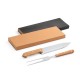 Kit Churrasco 2 Peças em Aço inox e Bambu com Estojo Personalizado Kit Churrasco 2 Peças em Aço inox e Bambu com Estojo Personalizado
