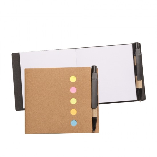 Bloco Ecológico com Autoadesivos e Mini Caneta Personalizado Bloco Ecológico com Autoadesivos e Mini Caneta Personalizado