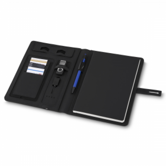 Caderno com Powerbank com Led - Personalizado Caderno com Powerbank com Led - Personalizado