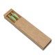 Conjunto Caneta e Lapiseira Bambu Personalizado Conjunto Caneta e Lapiseira Bambu Personalizado