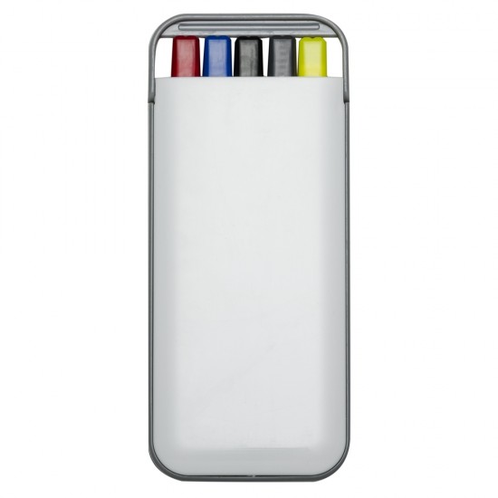 Estojo de Canetas - Kit 5 em 1 Personalizado Estojo de Canetas - Kit 5 em 1 Personalizado