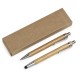 Conjunto Caneta e Lapiseira Bambu Personalizado Conjunto Caneta e Lapiseira Bambu Personalizado