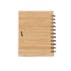 Bloco de Anotações Bambu com Caneta Personalizado Bloco de Anotações Bambu com Caneta Personalizado