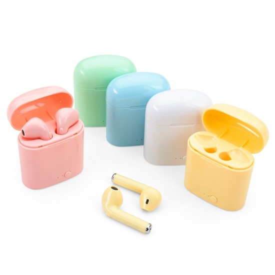 Fone de Ouvido Bluetooth com Case Carregador Personalizado Fone de Ouvido Bluetooth com Case Carregador Personalizado