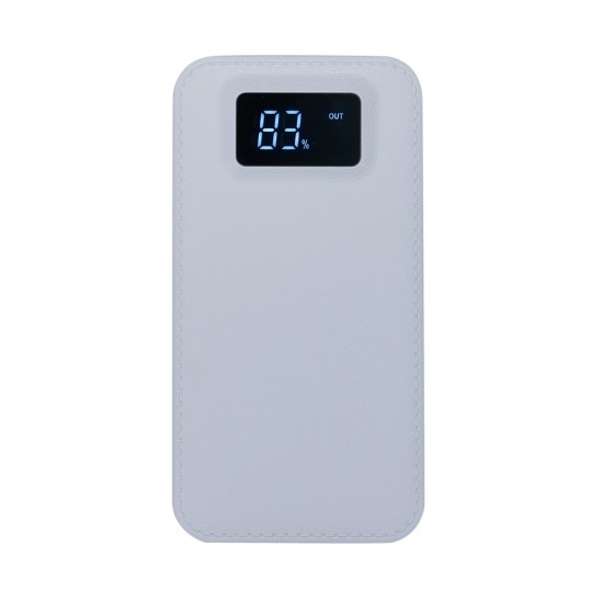 Power Bank Plástico com Indicador Digital Personalizado Power Bank Plástico com Indicador Digital Personalizado