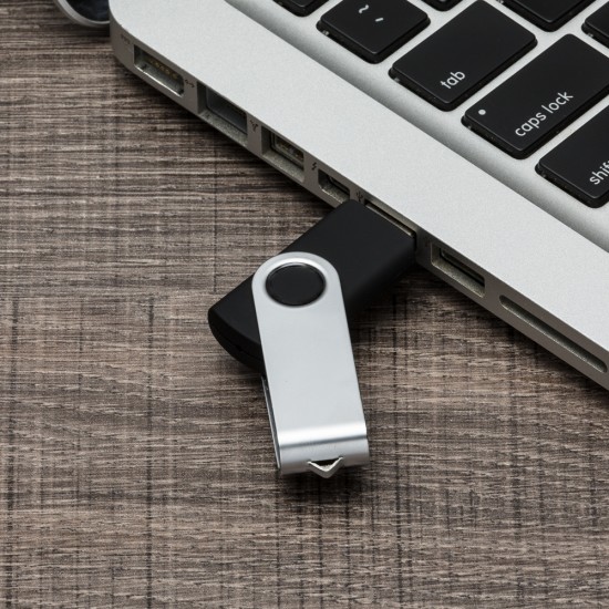 Pen Drive Giratório Metálico 4GB/8GB/16GB/32GB Personalizado Pen Drive Giratório Metálico 4GB/8GB/16GB/32GB Personalizado