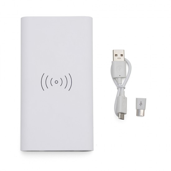 Power Bank 8000mAh de Indução Personalizado Power Bank 8000mAh de Indução Personalizado