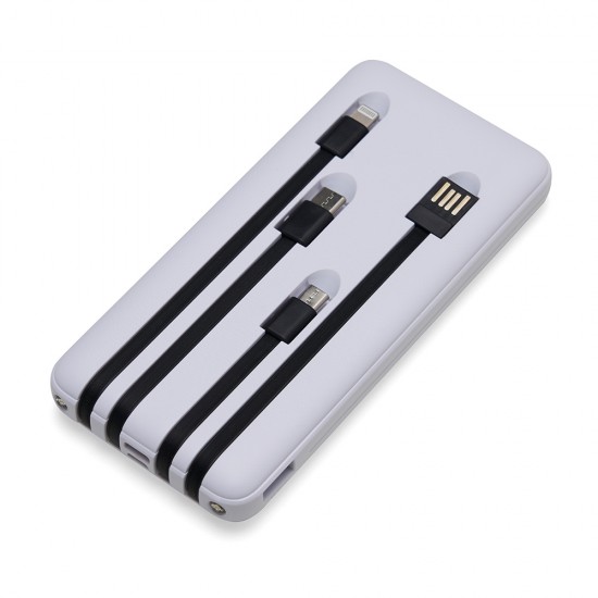 Power Bank 10.000mAh com Lanterna e Multissaídas Personalizado Power Bank 10.000mAh com Lanterna e Multissaídas Personalizado
