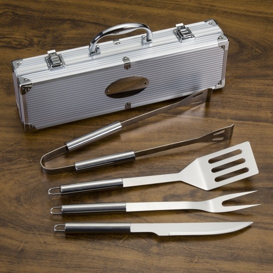Kit Churrasco 4 peças Personalizado Kit Churrasco 4 peças Personalizado