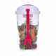 Copo Salada 850ml com Garfo e Suporte para Molho Personalizado Copo Salada 850ml com Garfo e Suporte para Molho Personalizado