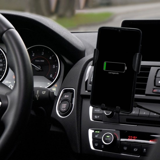 Suporte Veicular com Carregamento de Indução Personalizado Suporte Veicular com Carregamento de Indução Personalizado